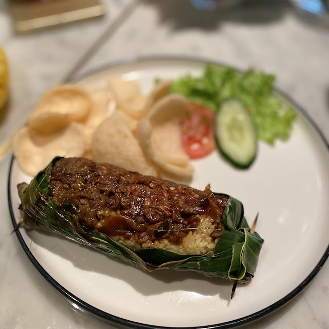 Nasi Bakar Krengsengan Daging