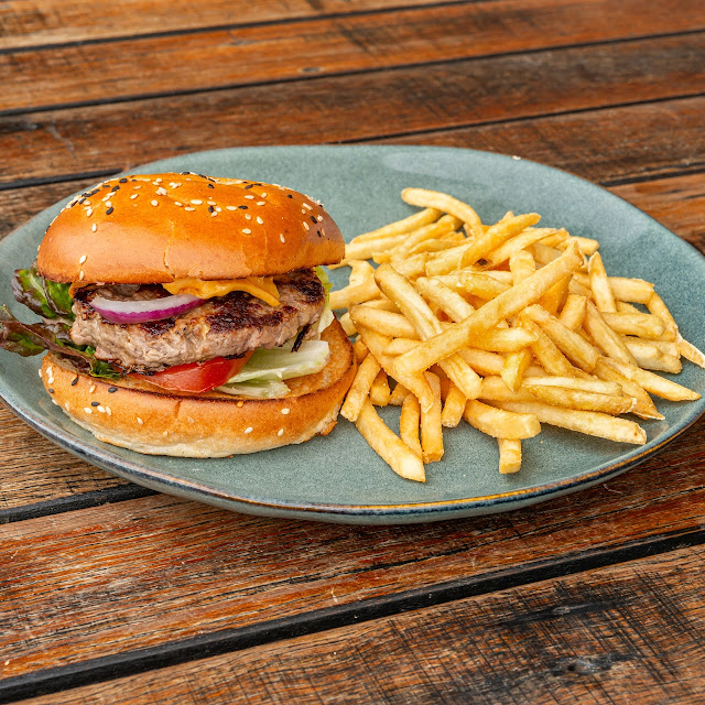 Classic Beef Burger with Fries