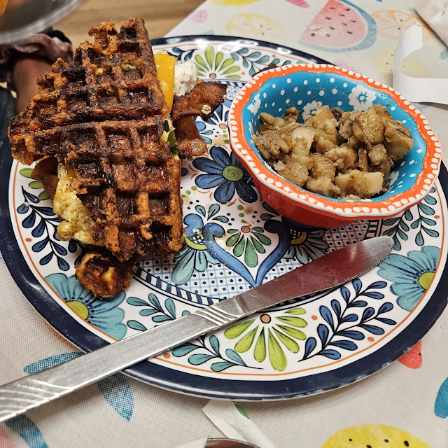 Cheddar Waffle Sandwich