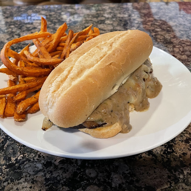 Sandwich with Sweet Potato Fries