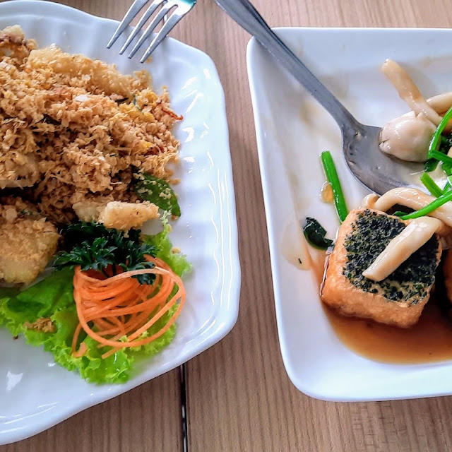 Kepiting Soka Goreng & Tofu Jamur