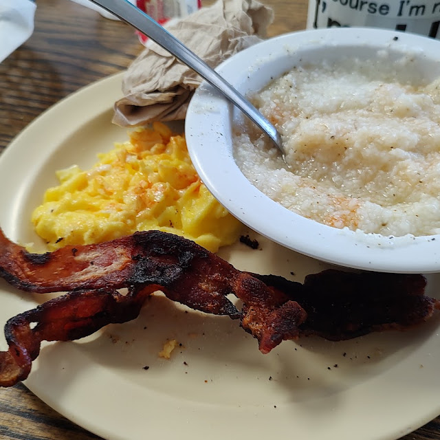 Bacon Eggs and Grits