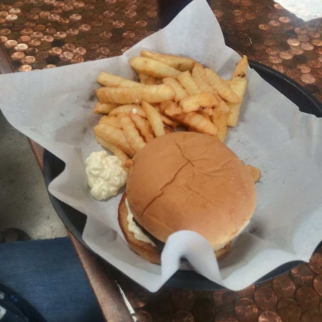 Hamburger and Fries