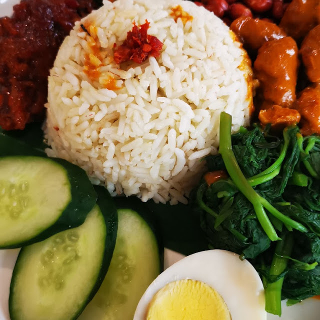 Nasi Lemak with Curry Mutton