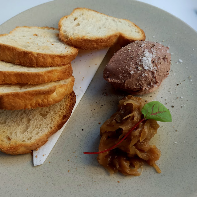 Duck Pate with Brioche Pickled Onion & Pinot Noir Jelly