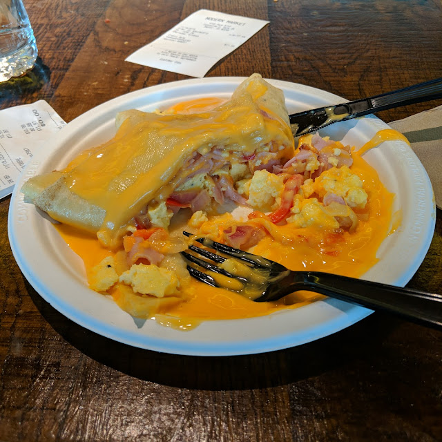Ham and Cheese Crepe