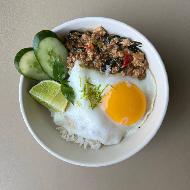Thai Basil Minced Chicken Rice