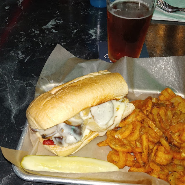 Smoked Sausage and Peppers Hoagie