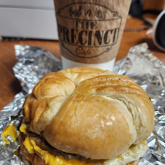 Sausage Egg and Cheese Croissant