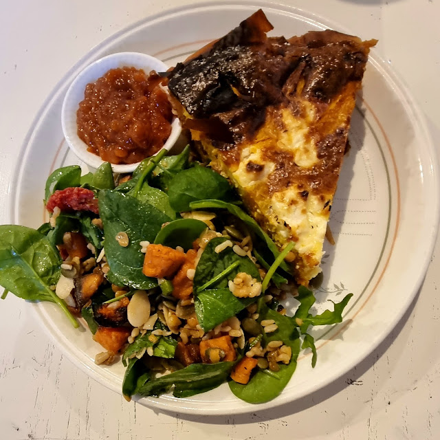 Pumpkin and Feta Quiche