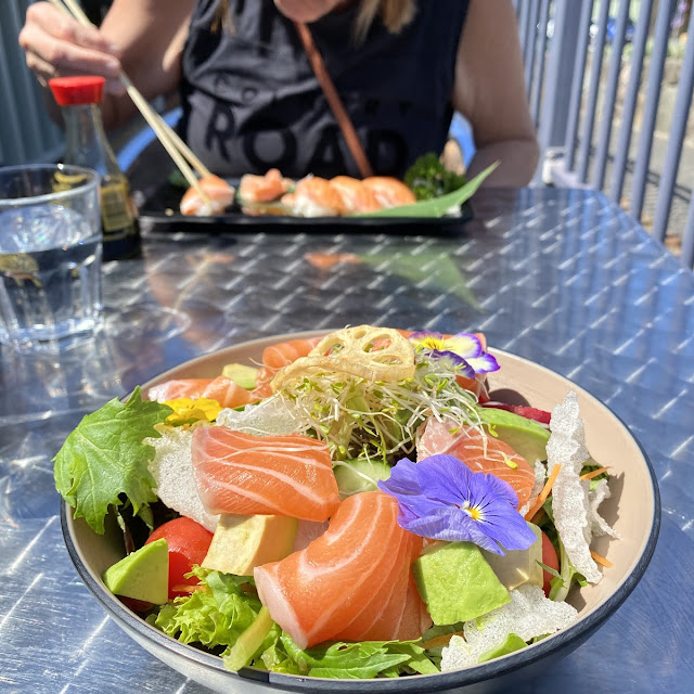 Salmon Sashimi Salad Bowl