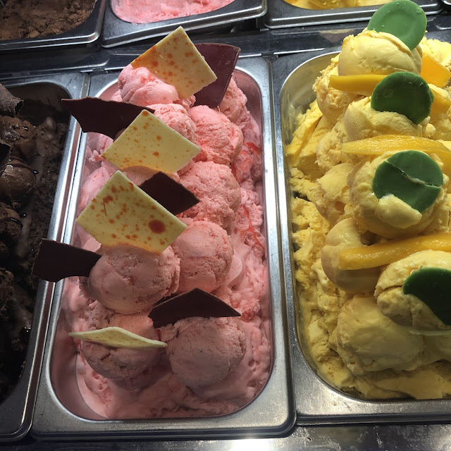 Strawberry and Mango Ice Cream