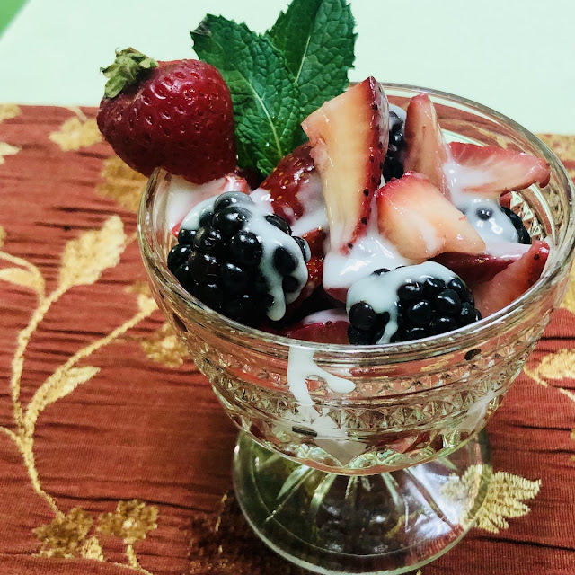 Berries with Fresh Cream