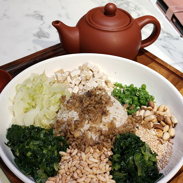 Lei Cha with Homemade Noodles