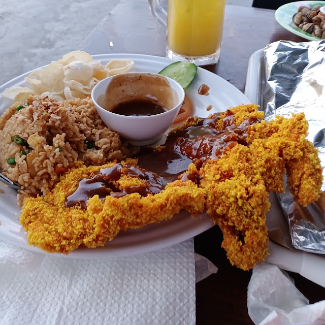 Chicken Chop Fried Rice
