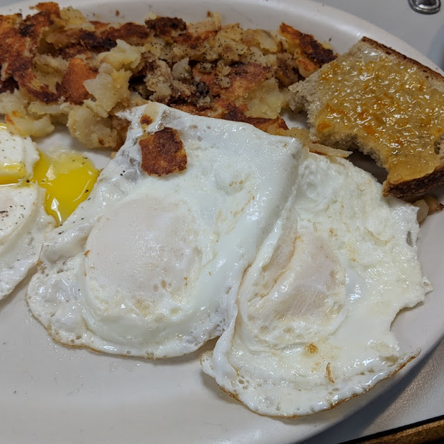 Eggs at Three Brothers in Dover