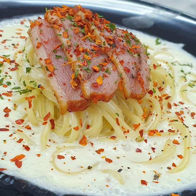 Smoked Duck Carbonara