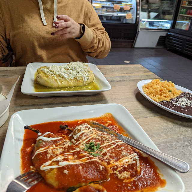 Chiles Rellenos Platter