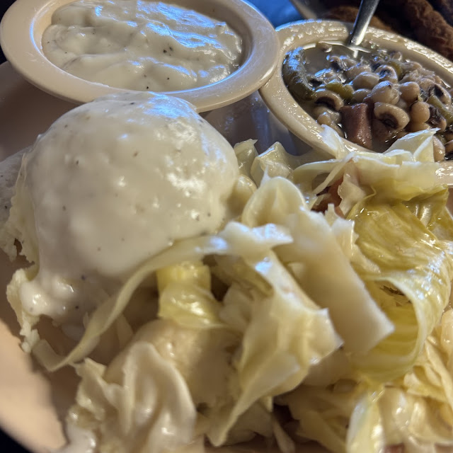Cabbage and Black Eyed Peas