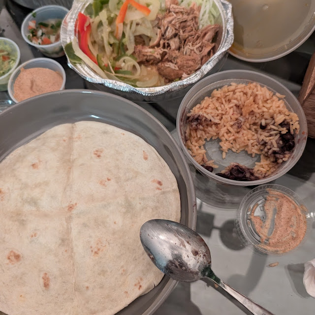 Fajita in a Burrito