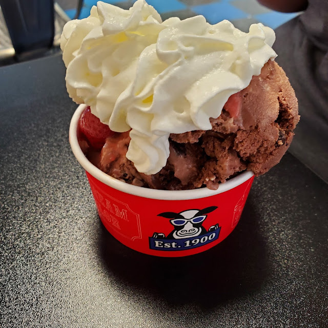 Rocky Road Ice Cream Sundae