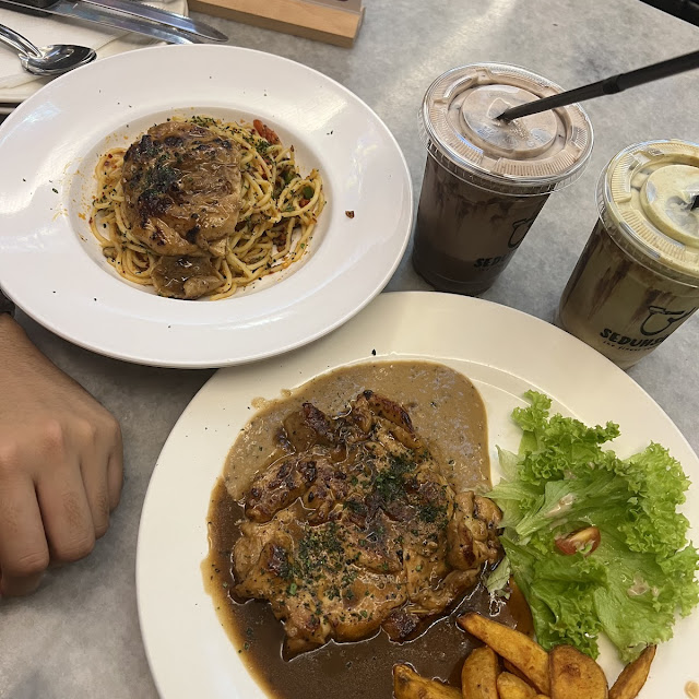 Aglio Olio with Chicken Grilled