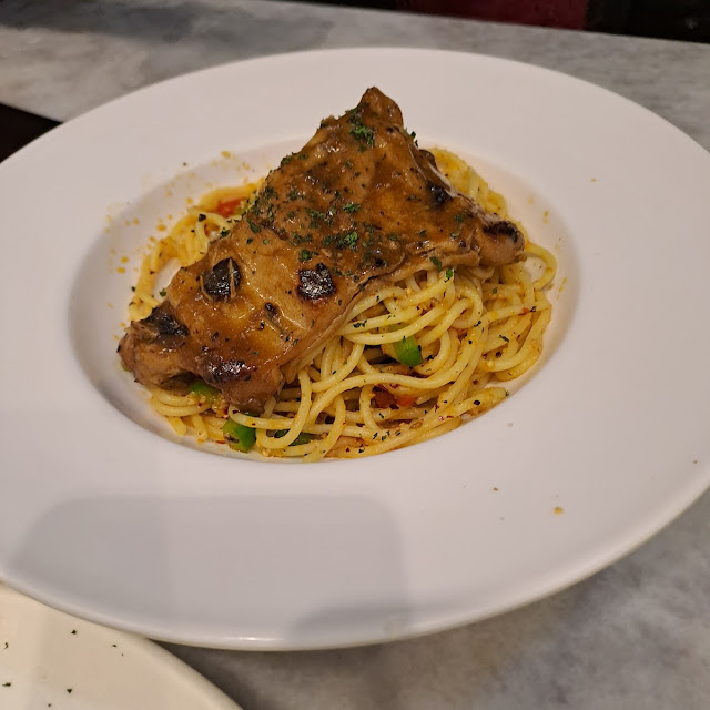 Carbonara with Beef Strip