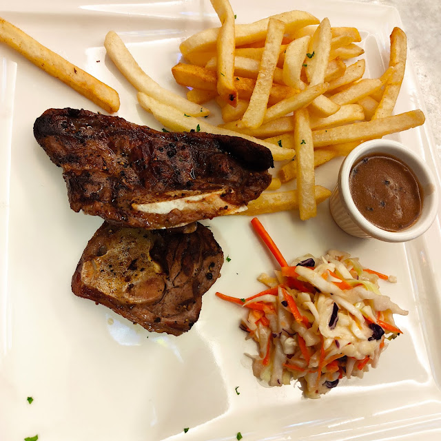 Grilled Lamb Grilled Chicken Chop Fried Cheesy
