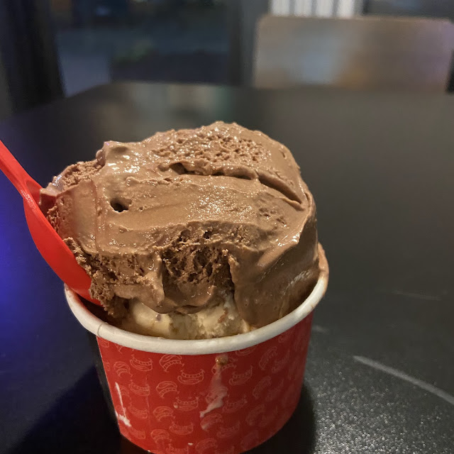 Butterfinger and Chocolate Ice Cream