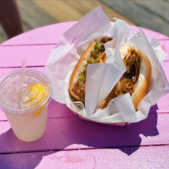Hot Italian Sausage and Chicken Cheese Steak