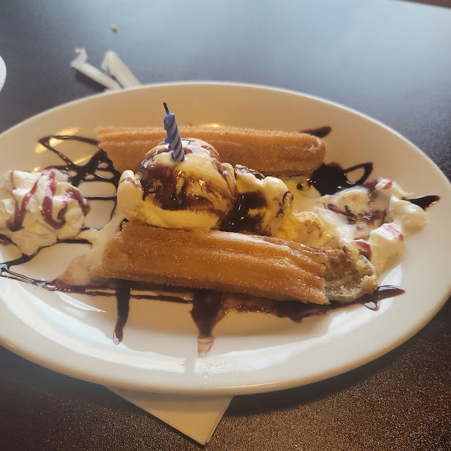 Churros with Ice Cream