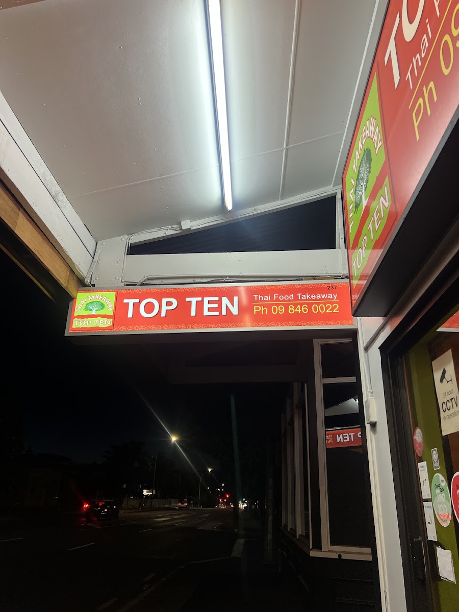Top Ten Thai Food Takeaway