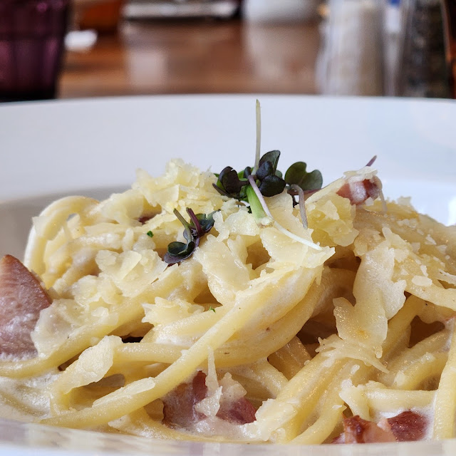 Smoked Duck Carbonara Pasta