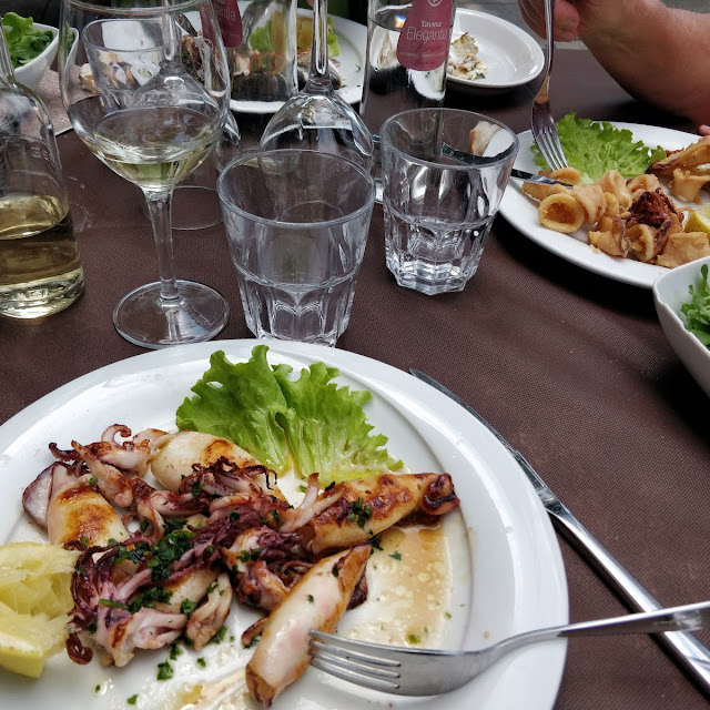 Calamari Alla Griglia E Fritto Misto