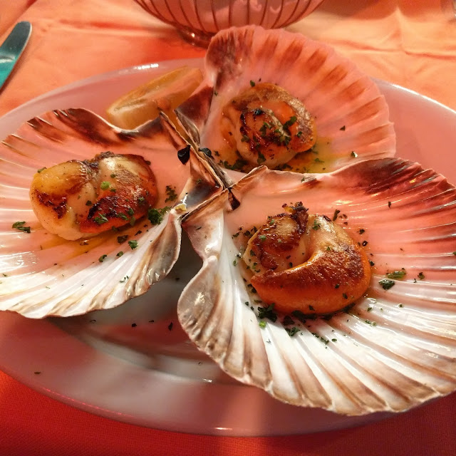 Scallops with Garlic Sauce