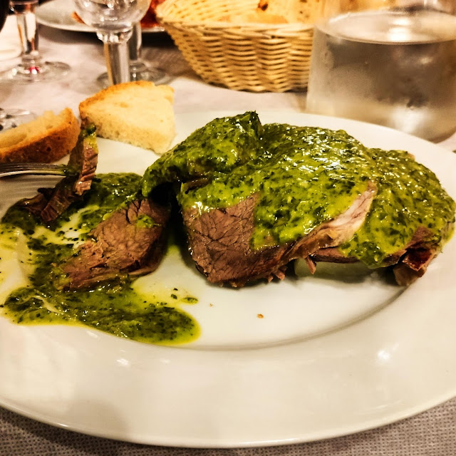 Boiled Beef with Green Sauce