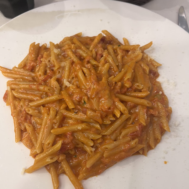 Pâtes A la Crème de Poivrons