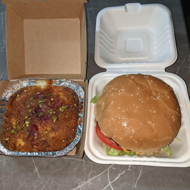 Kunafa and Camel Burger