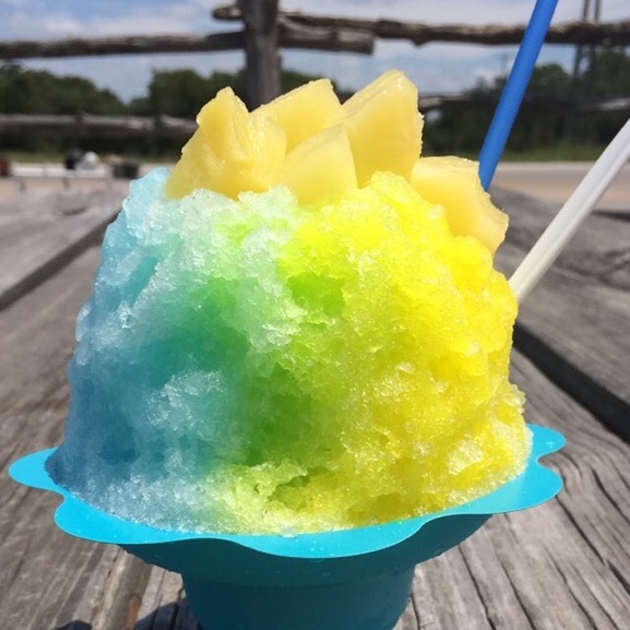 Tropical Palms Shave Ice