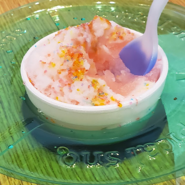 Rainbow Snow with Ice Cream