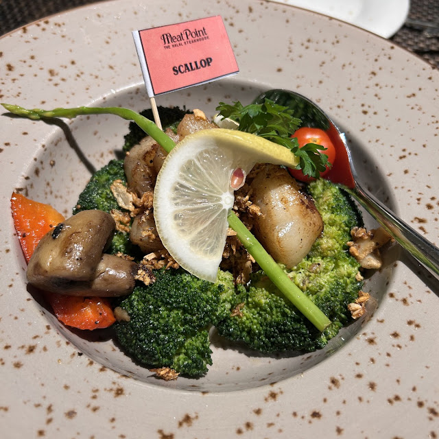 Scallops with Garlic Sauce