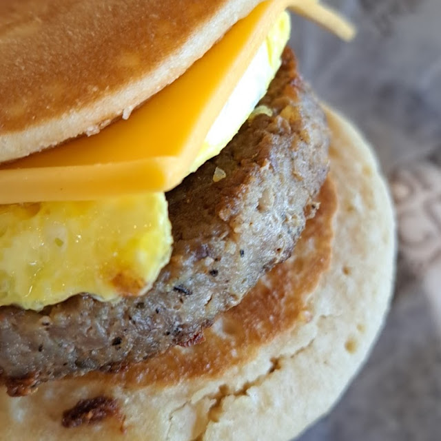 Sausage Flapjack Biscuit