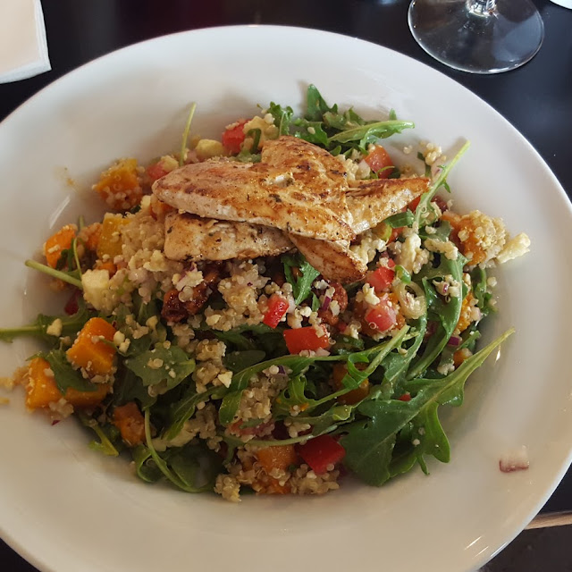 Roasted Pumpkin and Feta Salad with Chicken
