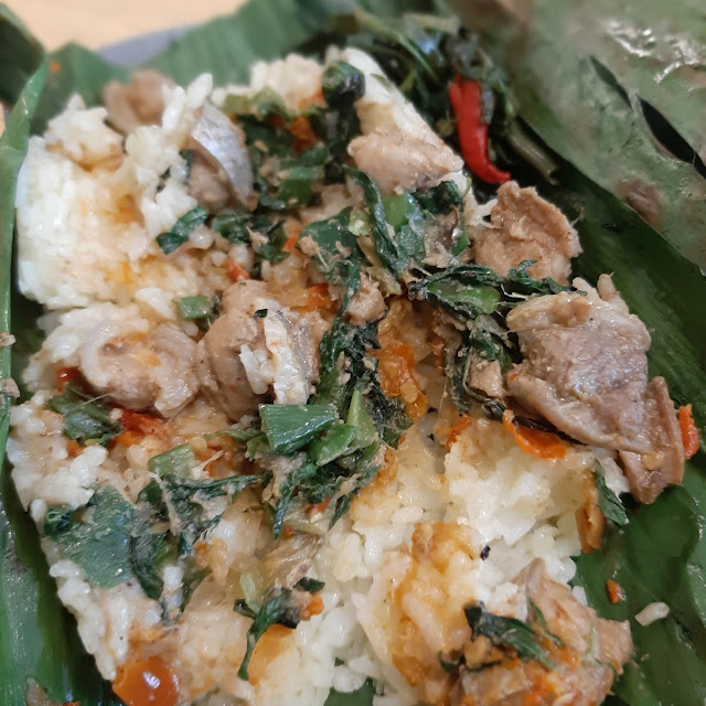 Nasi Bakar Tuna Pedas