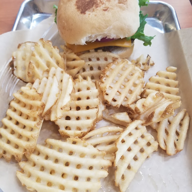 Commander in Beef Burger on Sourdough Bread