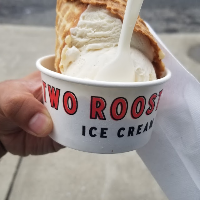 Whipped Cream Waffle Cone