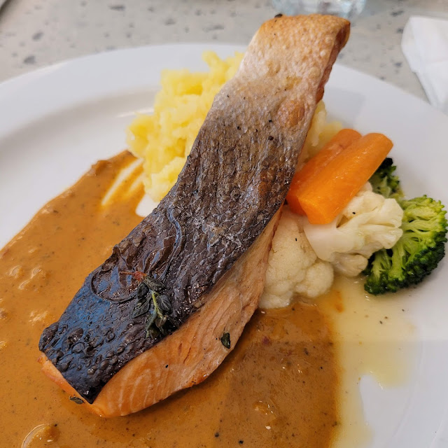 Grilled Salmon Steak