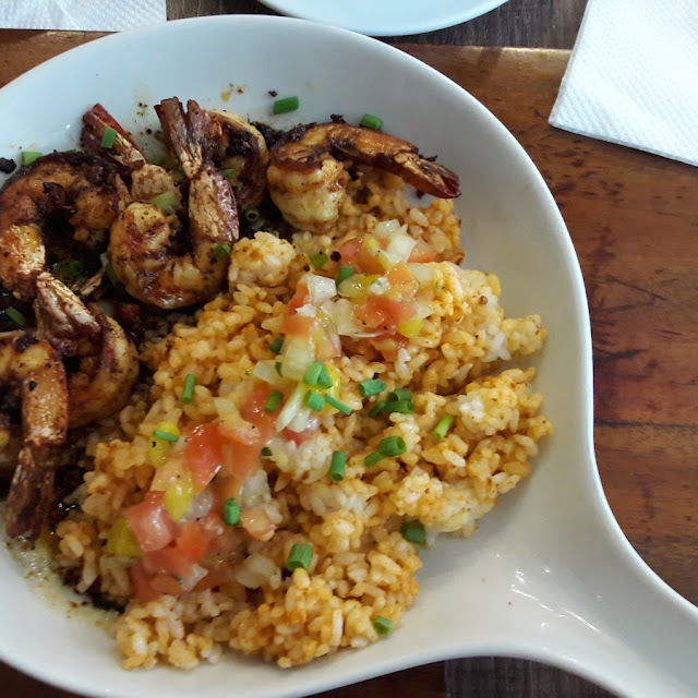 Cajun Prawns with Aligue Rice