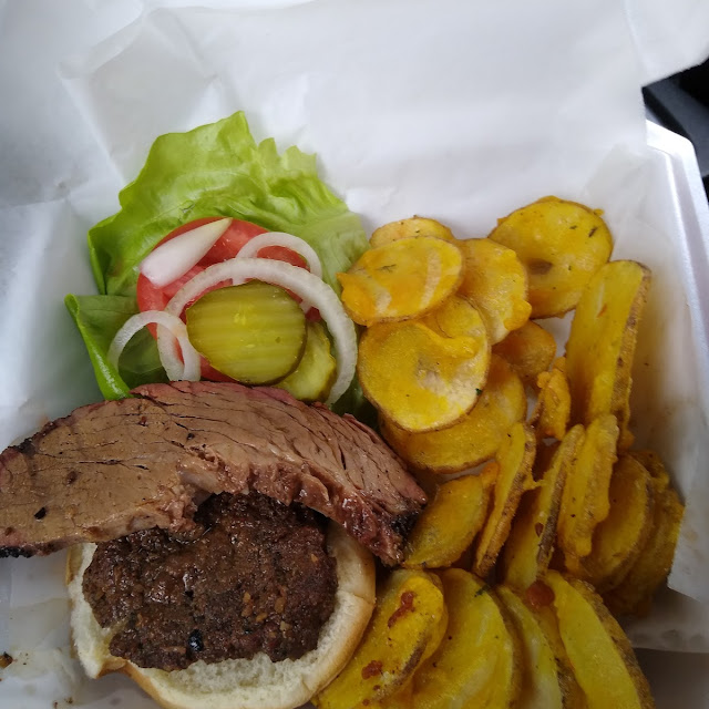 Burger and Fries