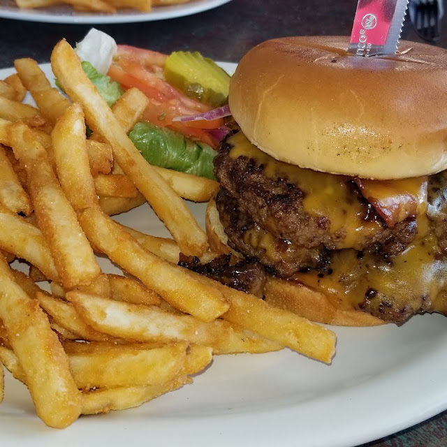 Uncle John's Burger with Fries